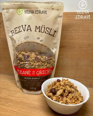 Müsli Spékané s ořechy!🌰🥜 Za nás další favorit společně se spékanými Paleo müsli! - kombinace pekanů, lískových a kešu...